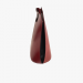Bolso de piel hecho a mano para mujer - Modelo Evita - Piel de Becero - Rojo lateral