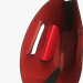 Bolso de piel hecho a mano para mujer - Modelo Evita - Piel de Becero - Rojo interior